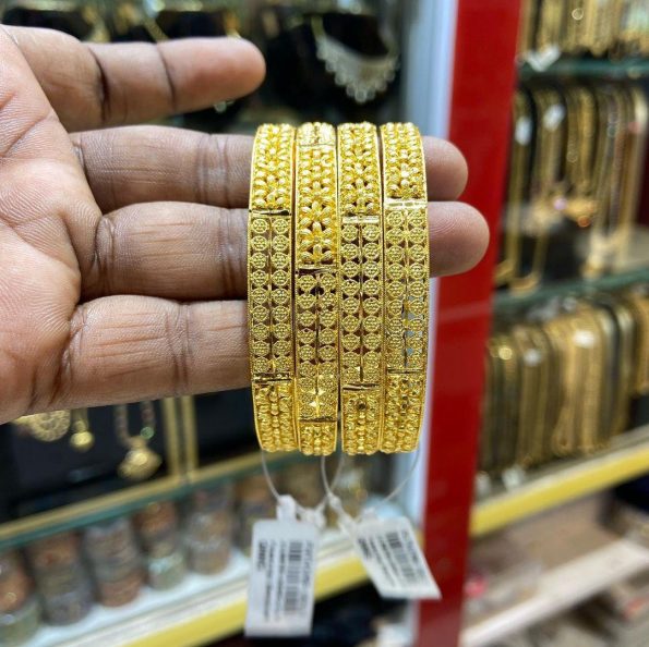 gold plated bangles